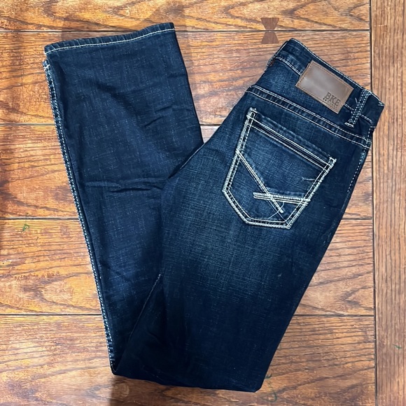 BKE Aiden Boot Cut Dark Blue Jeans Size 31x34 - Picture 2 of 5